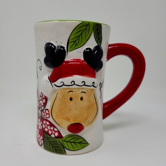 GANZ Other - Large Reindeer Christmas Mug EUC